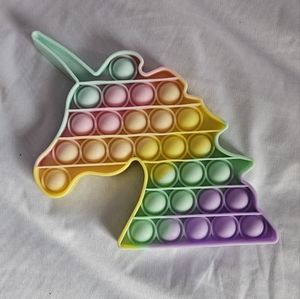 Rainbow Unicorn Pop-It